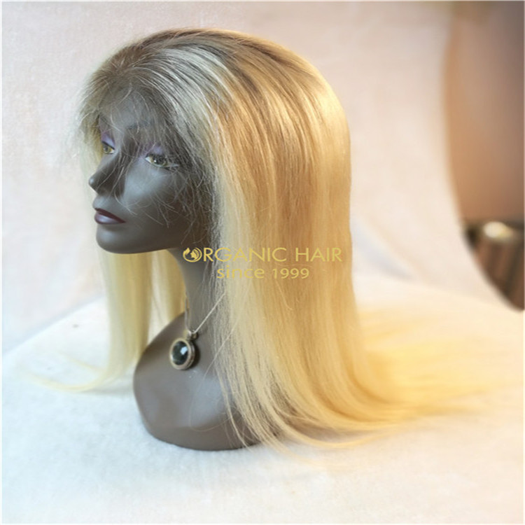 Wholesale price huamn hair lace front wig with baby hair C13